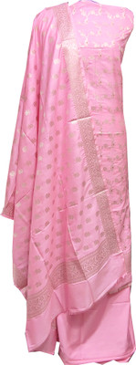 Naveera Pure Silk Self Design Salwar Suit Material
