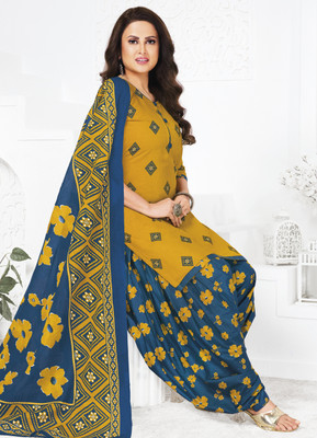 Simmu Pure Cotton Floral Print Salwar Suit Material