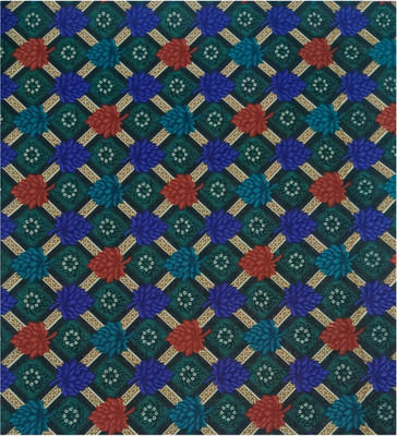 Sri Karpaga Silk Pure Cotton Floral Print Blouse Material