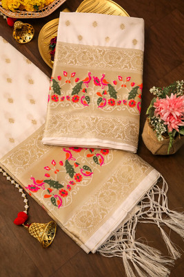 DEVANGI Art Silk Solid Salwar Suit Material