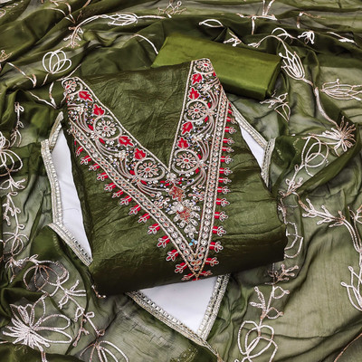 Jaipur Kurti Viscose Rayon Floral Print Salwar Suit Material