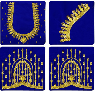 OMINI FASHION Art Silk Embroidered Blouse Material