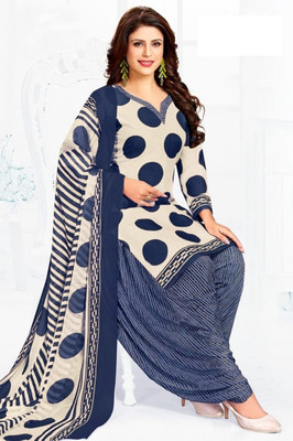 KISSAH Crepe Printed Salwar Suit Material