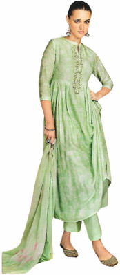 Soul Essence Pure Cotton Embroidered Salwar Suit Material