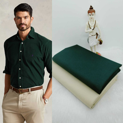 KHODIYAR FASHION Pure Cotton Solid Shirt & Trouser Fabric