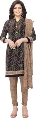 Salwar Studio Crepe Printed Salwar Suit Material