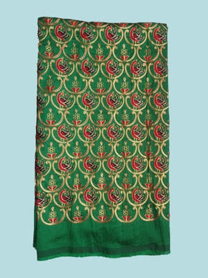 Shantuba textiles Silk Blend Embroidered Blouse Material