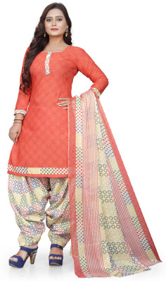 Rajnandini Cotton Blend Printed Salwar Suit Material
