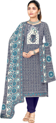 Rosaniya Wool Printed Salwar Suit Material
