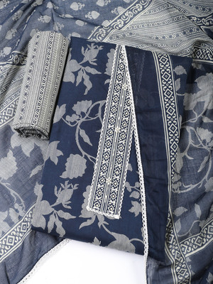Meena Bazaar Cotton Blend Printed Salwar Suit Material