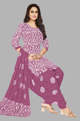 SHREE JEENMATA COLLECTION Pure Cotton Printed Kurta & Patiyala Material