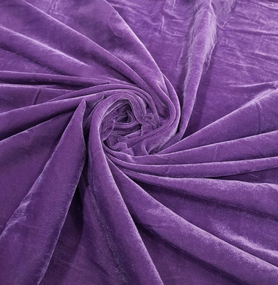 FabricMart Velvet Solid Multi-purpose Fabric