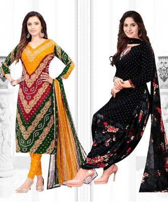 Caoimhe Crepe Printed Salwar Suit Material