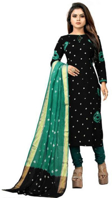 INITHI Viscose Rayon Solid Salwar Suit Material