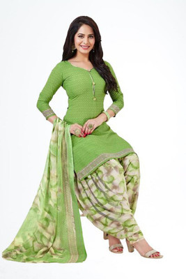 Peachmode Crepe Printed Salwar Suit Material
