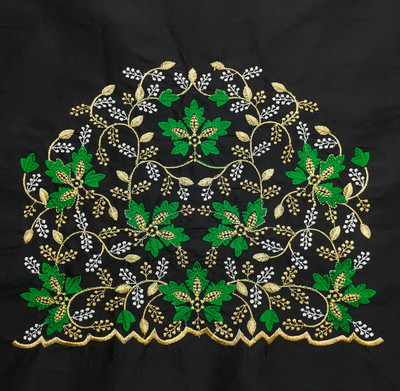 vishwambhari enterprise Art Silk Embroidered Blouse Material
