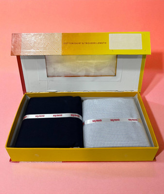 Raymond Cotton Blend Checkered Shirt & Trouser Fabric