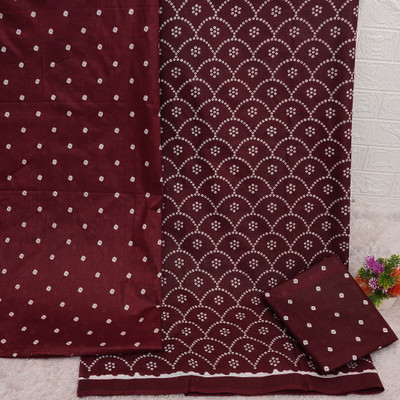 Golory Cotton Blend Printed Kurta & Patiyala Material
