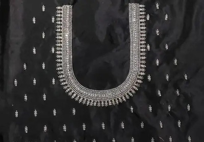 CORRECT CHOICE Pure Silk Embroidered Blouse Material