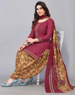 Samah Cotton Blend Floral Print Salwar Suit Material