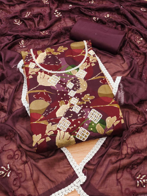 PANZORA Pure Cotton Printed Salwar Suit Material