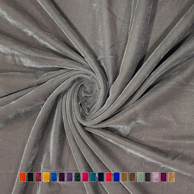 FabricMart Velvet Solid Multi-purpose Fabric