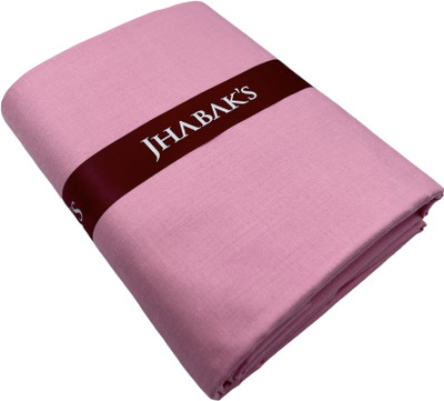 JHABAK'S Cotton Blend Solid Shirt Fabric