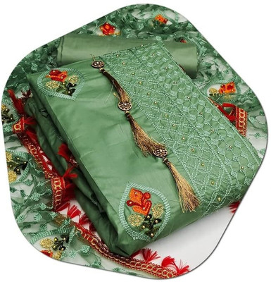 RSTWISTER Cotton Blend Self Design Kurta & Churidar Material