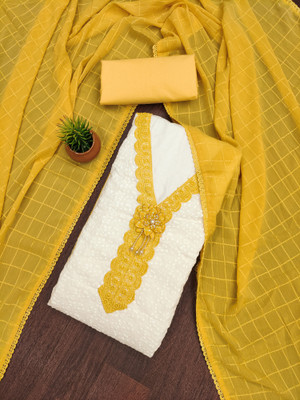 ShopGlobal Pure Cotton Printed Salwar Suit Material