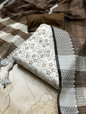 Kinza Collection Cotton Blend Printed Salwar Suit Material