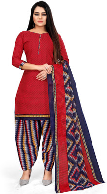 Rajnandini Cotton Blend Printed Salwar Suit Material