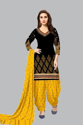 ANOKHISTYLE Crepe Printed Salwar Suit Material
