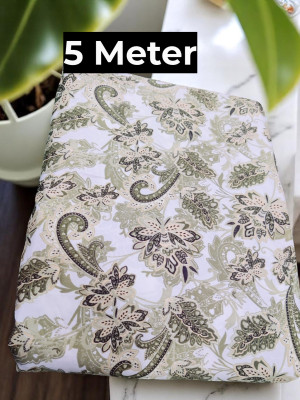 Zoognu Crepe Floral Print Kurta Fabric