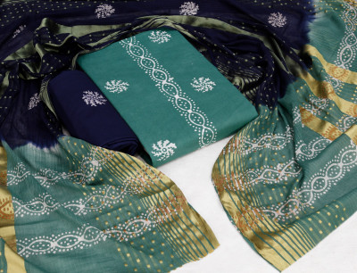 INTHIC Pure Cotton Printed Salwar Suit Material