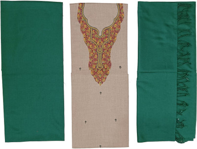 Vrinde Wool Embroidered Salwar Suit Material
