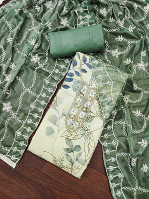 Tasrika Cotton Blend Printed Salwar Suit Material