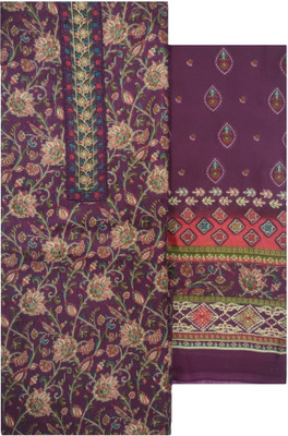 Soul Essence Wool Embroidered Salwar Suit Material