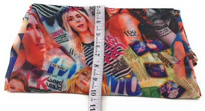 INHIKA DISIGNER Georgette Floral Print Blouse Material