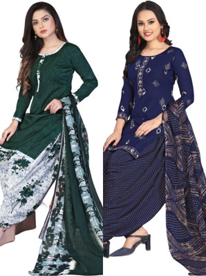 HouseOfCommon Cotton Blend Floral Print Salwar Suit Material