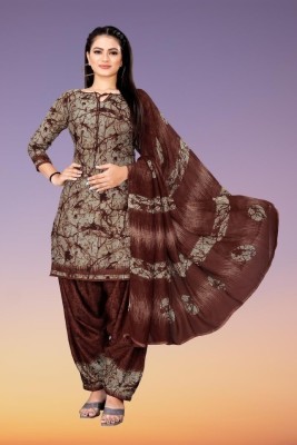 Wow Ethnic Crepe Floral Print, Printed Salwar Suit Material