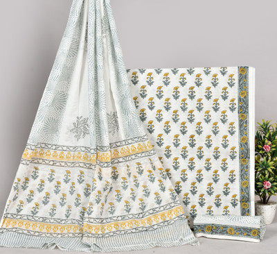 NISHIRE Pure Cotton Printed Salwar Suit Material