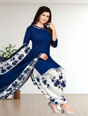 Kaan Crepe Printed Salwar Suit Material