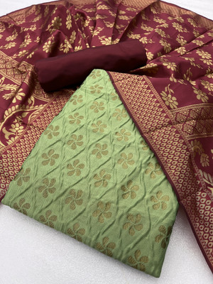 SWDHRM Jacquard Printed Salwar Suit Material