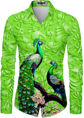 MAME CREATION Polycotton Printed Shirt Fabric