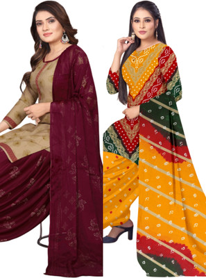 HouseOfCommon Cotton Blend Floral Print Salwar Suit Material