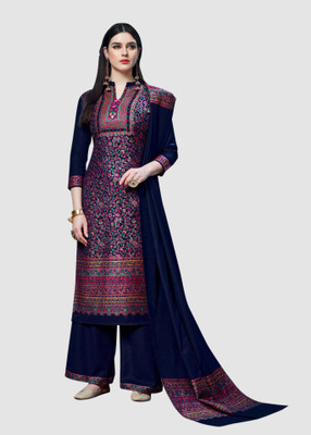 HouseOfCommon Wool Self Design Kurta & Palazzo Material