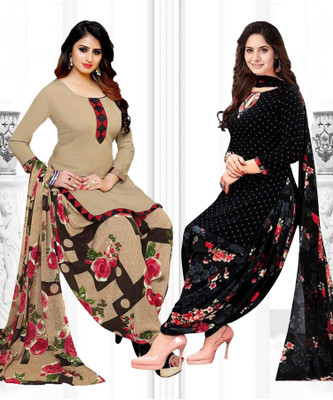 THIRA Crepe Printed Salwar Suit Material
