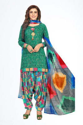 Bhavya Fashion Crepe Paisley Salwar Suit Material
