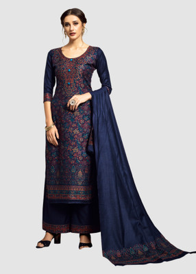 HouseOfCommon Wool Self Design Kurta & Palazzo Material