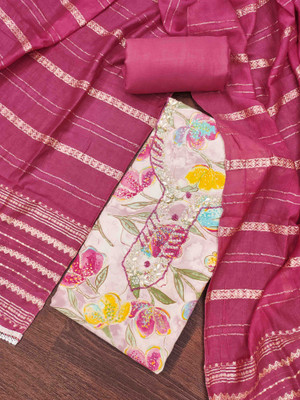 Kimisha Cotton Blend Printed Salwar Suit Material